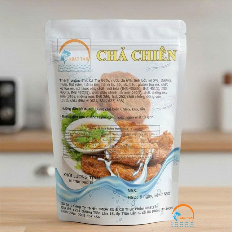 Chả chiên Nhật Tân gói 500g túi zip