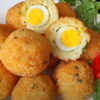chả cá bọc trứng cút chiên Nhật Tân