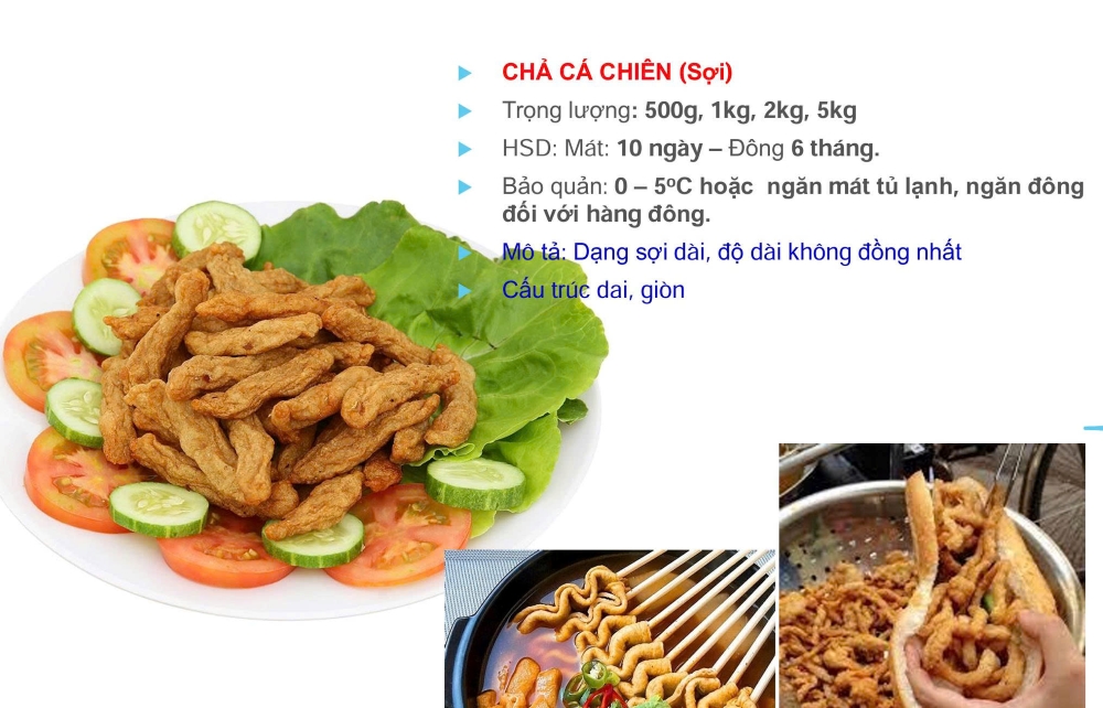 chả cá sợi Nhật Tân Food 