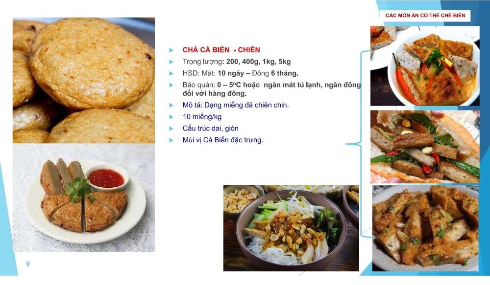 Chả cá biển chiên giá sỉ