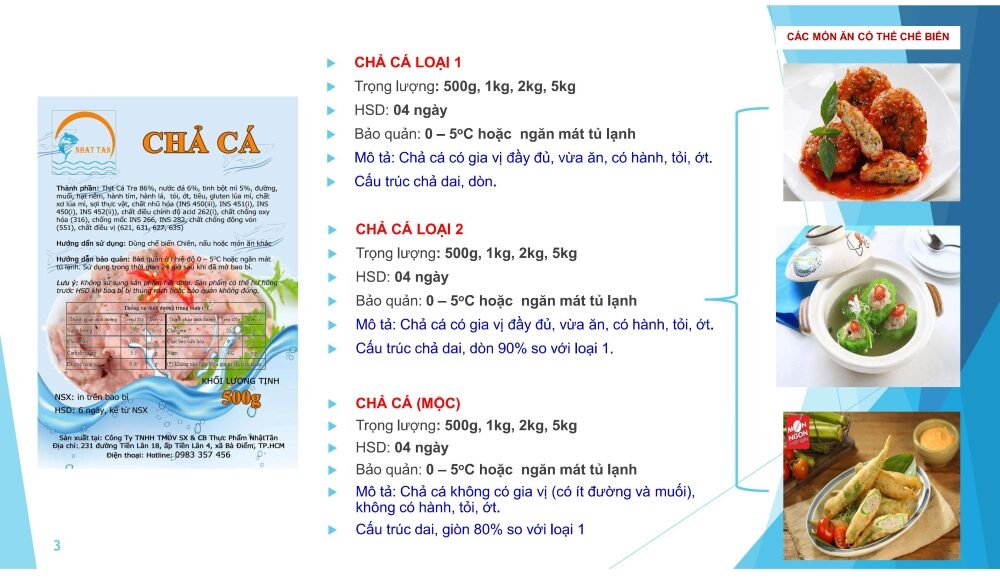 Bảng giá chả cá sỉ