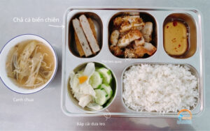 menu Xuất ăn công nghiệp 25 - 35k