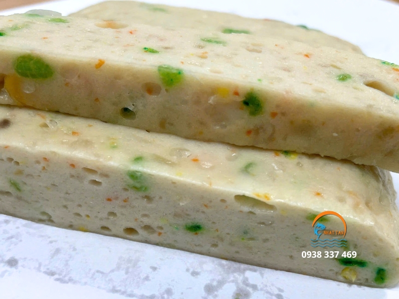 sỉ chả cá hấp rau củ